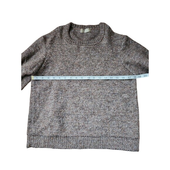 The Territory Ahead Crewneck Sweater Womens Medium Brown 100% Alpaca Grandmacore - Picture 7 of 8